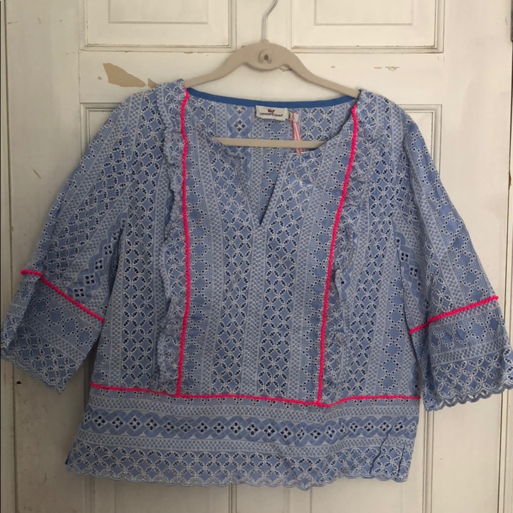 NWT Vineyard Vines eyelet top - XL